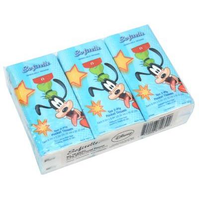 ミッキーとグーフィー 6pcポケットティッシュ7979a【ディズニー 海外