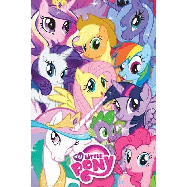 マイリトルポニー My Little Pony ポスター Collage 9417 【 トモダチ