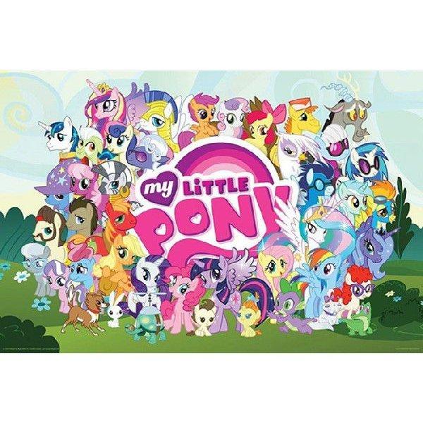 マイリトルポニー My Little Pony ポスター Cast9419【トモダチは魔法