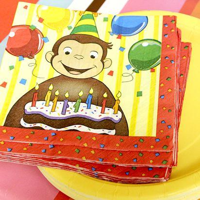 おさるのジョージ キュリアスジョージ 16pcペーパーナプキンl9431 紙ナプキン 誕生会 パーティー キャラクター 9431 Pretzel Net Yahoo 店 通販 Yahoo ショッピング