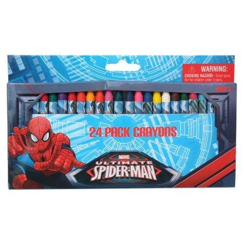 スパイダーマン SPIDER-MAN 24クレヨン9463（MARVEL 文具 輸入