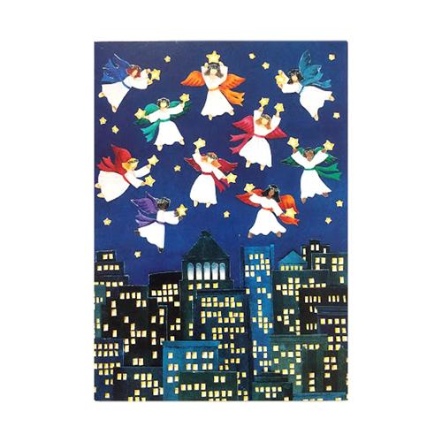 グリーティングカード クリスマス 世界平和 etc0004 Peaceable Kingdom Press greeting cards X'mas 二つ折り 輸入 インポート | 