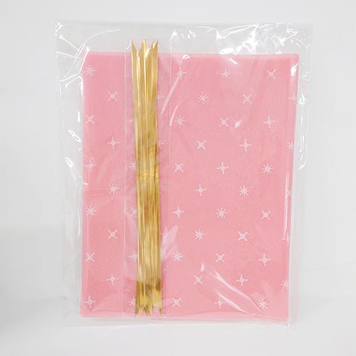 ラッピング 袋 不織布ギフトバッグ ( キラキラピンク M ) ゴールドタイ付き 3枚 etc0019 ラッピンググッズ ラッピング用品 ギフト プレゼント 包装 グッズ |  | 04
