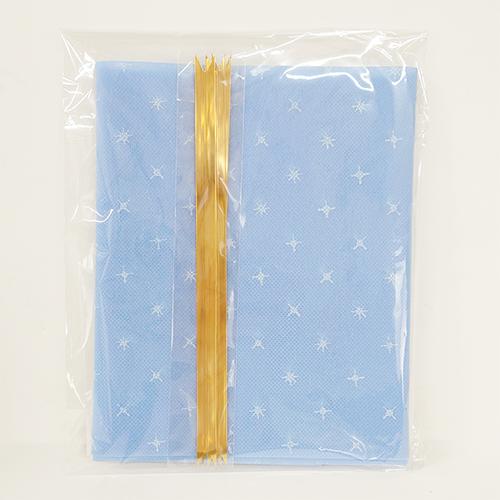 ラッピング 袋 不織布ギフトバッグ ( キラキラブルー M ) ゴールドタイ付き 3枚 etc0029 ラッピンググッズ ラッピング用品 ギフト プレゼント 包装 グッズ |  | 04