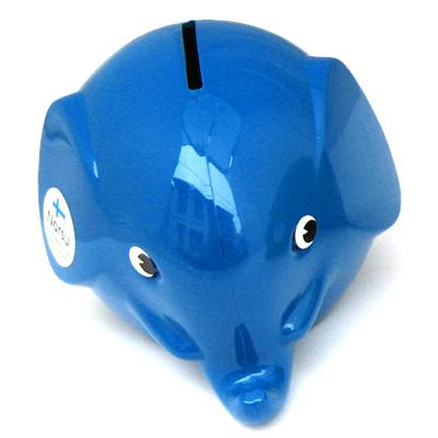 【未使用品】フィンランド製　NORSU製　エレファントバンク2個セット ノルス ファンティ fantti Norsu エレファントバンク 貯金箱 S