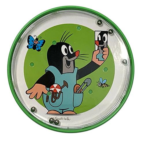 WikyToys クルテク ミニ ボール ゲーム ( グリーン ) pud1007d おもちゃ 迷路 めいろ もぐらのクルテク Krtek 絵本 チェコ 東欧雑貨 かわいい WK-W14299 | 