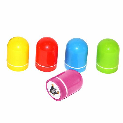 WikyToys インク付き スタンプ ( クルテク なかまたち カエル ブルー ) pud1018a Krtek チェコ 雑貨 グッズ はんこ ハンコ 浸透印 もぐらのクルテク |  | 01