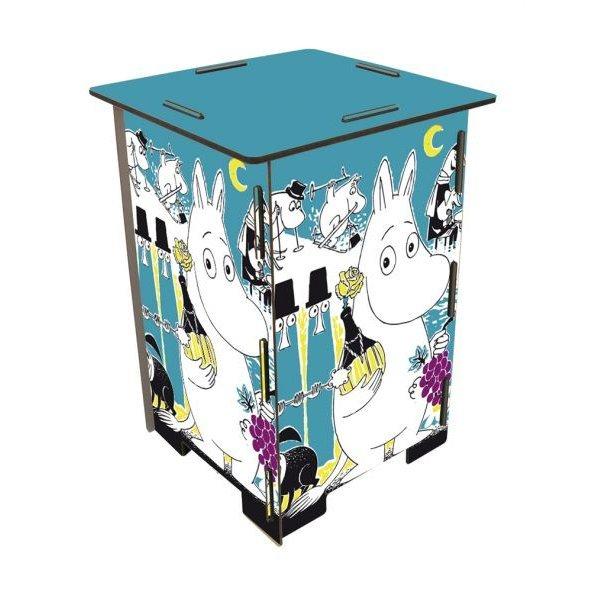 ムーミン 木製組み立てスツールPhotohocker ターコイズ WERKHAUS