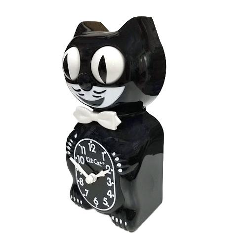 キットキャットクロック ( クラッシック ブラック ) KitCat klock pud289 猫 ねこ 掛け時計 時計 ウォールクロック