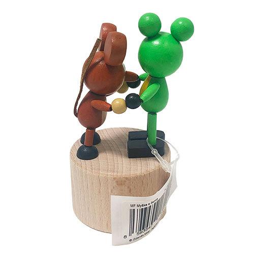 クルテク フィギュア プッシュトイ ( ネズミ カエル ) pud401 もぐらの