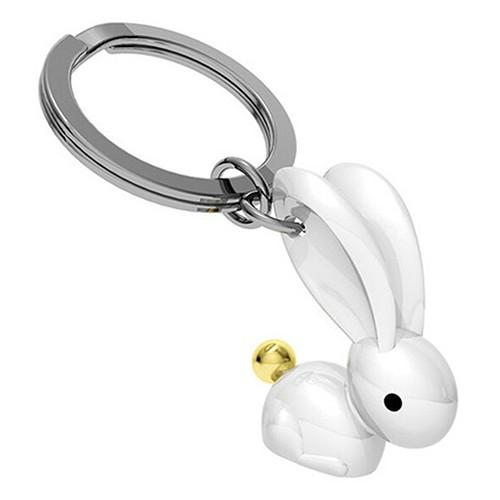 メタルキーリング 白うさぎ pud644 MTM-MT068-01 うさぎ ラビット