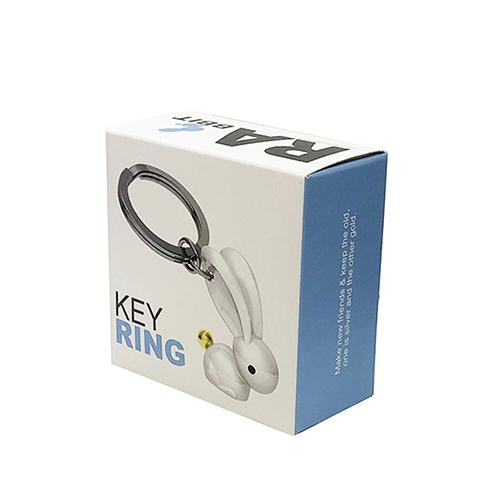 メタルキーリング 白うさぎ pud644 MTM-MT068-01 うさぎ ラビット