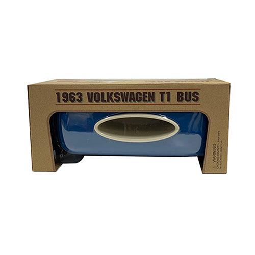 フォルクスワーゲン バス ティッシュケース ブルー (BL) pud669
