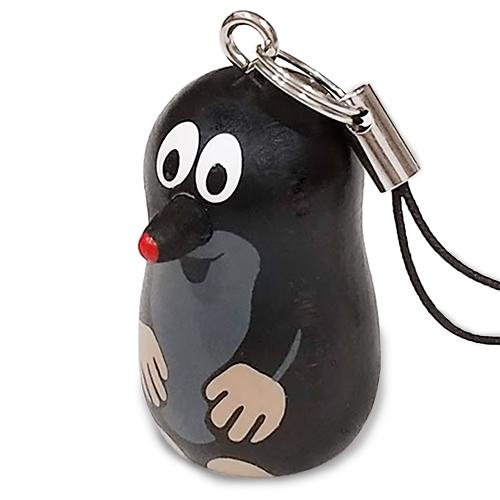 チェコ　もぐらのクルテク　木製 キーチェーン　3cmサイズ　ストラップ　東欧 チェコ もぐらのクルテク 木製 キーチェーン 3cmサイズ ストラップ