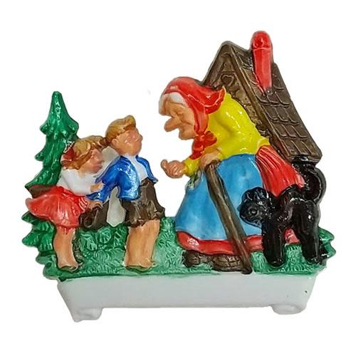 ドイツ製 ブローチ ( ヘンゼルとグレーテル ) pud705c WALTER&PREDIGER ピンブローチ ハンドペイント アクセサリー おとぎ話 グッズ 輸入雑貨 WUP4228 | 