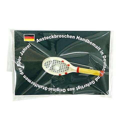 ドイツ製 ブローチ ( テニス ) pud707g WALTER&PREDIGER ピンブローチ ハンドペイント アクセサリー グッズ 輸入雑貨 テニスラケット WUP4272 |  | 01