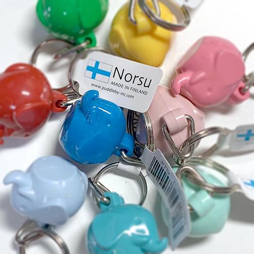 Norsu (ノルス）エレファント キーリング ( ローズピンク ) pud989