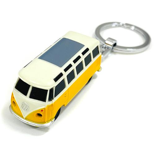 フォルクスワーゲン バス ライト付き キーチェーン （ YELLOW
