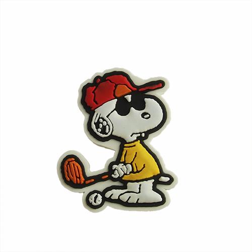 スヌーピー ダイカットマーカー ジョークール upl013 PEANUTS グッズ ゴルフ スポーツ ボール マーカー グリーンマーカー 目印 | 