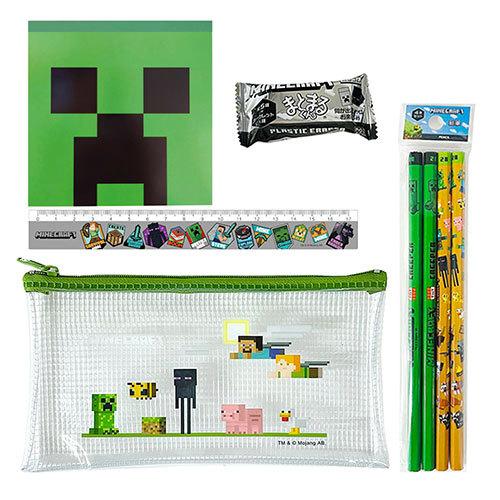 マインクラフト 文具セット ペンケース グリーン 鉛筆 2b 消しゴム メモ 定規 Yts0323 マイクラ グッズ 文房具 文具 まとまるくん 筆箱 Minecraft Yts0323 Pretzel Net Yahoo 店 通販 Yahoo ショッピング
