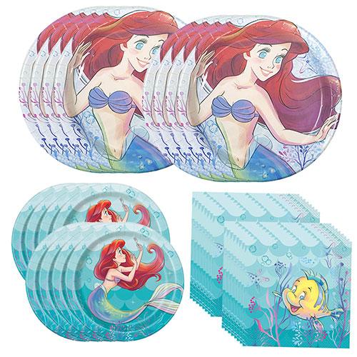 アリエル パーティーグッズ 3アイテム yts0384 使い捨て 食器