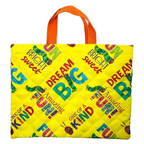 キティちゃん×はらぺこあおむし　レッスンバッグ　シューズケース　ナップサック はらぺこあおむし バッグ 英語イエロー 3点 セット ( レッスン