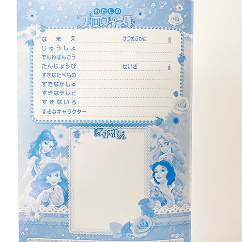 ディズニープリンセス じゆうちょう 3冊 セット yts1095 自由帳 白無地