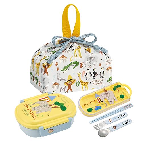 スケーター おさるのジョージ ZOO ランチセット 360ml ( 弁当箱