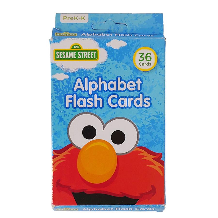 訳あり】 セサミストリート フラッシュカード 4種セット ( Alphabet 