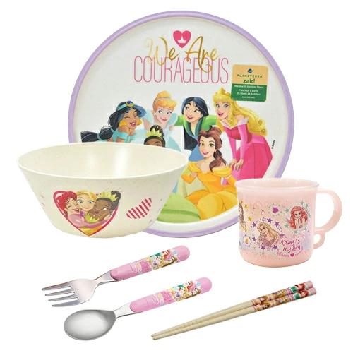 ディズニープリンセス 食器 セット ( プレート ・ ボウル プラコップ