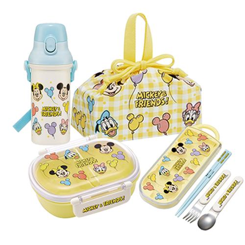 スケーター ミッキー ＆ フレンズ 360ml ランチ セット 4点 ( 弁当箱