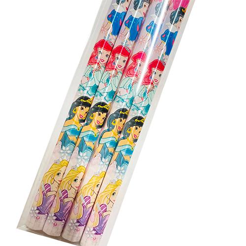 ディズニープリンセス 文具セット 4点 ( 自由帳 鉛筆 消しゴム 定規