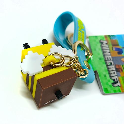 マインクラフト ミニタオル & マスコットキーホルダー セット ( ハチ