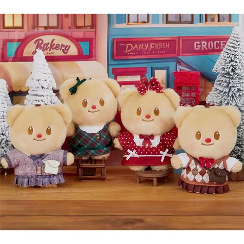 バターベア ぬいぐるみチャーム レトロシリーズ ドレスアップ