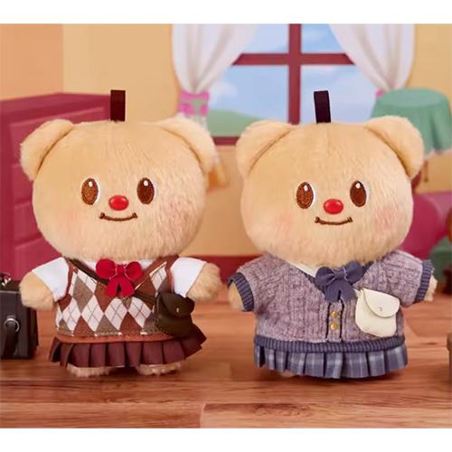 バターベア ぬいぐるみチャーム レトロシリーズ ドレスアップ