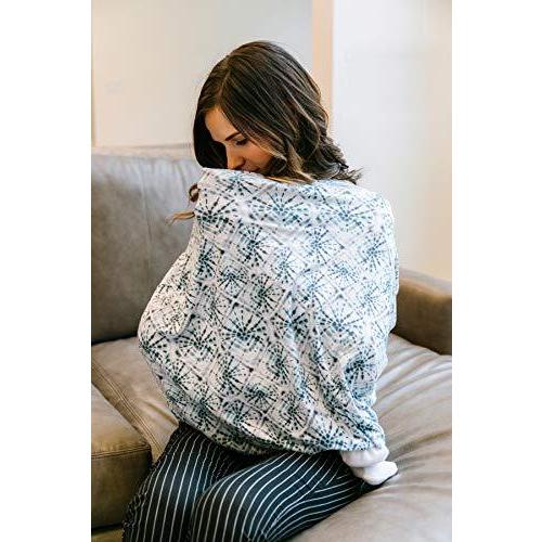 Copper Pearl コッパーパール 360度 授乳ケープ 伸縮自在 ポンチョ型 インド製 インディゴ 生まれのブランドで