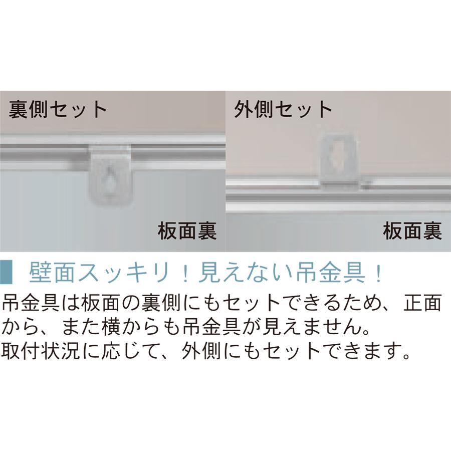 ホワイトボード AX34XN 暗線入り壁掛けタイプ ホーローホワイトボード 送料無料 横幅1210mm×高さ920mm 国産 マーカーボックス 粉受付_4