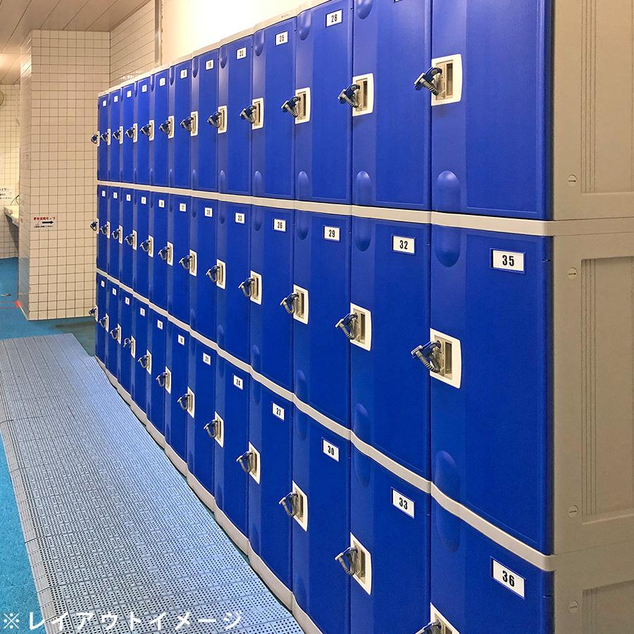 48人用更衣ロッカー F-M-TW-R-48 コインリターン錠タイプ 12列4