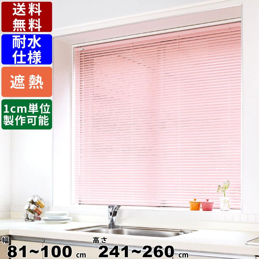 インテリアブラインド F-SS-100260 サイズオーダー 耐水仕様 遮熱コート ブラインド ロールスクリーン 天井付け 正面付け 高さ調節可能