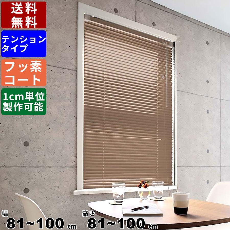 インテリアブラインド F-TF-100100 サイズオーダー テンション仕様 フッ素コート スクリーン ロールカーテン 無地タイプ 窓回り 部屋