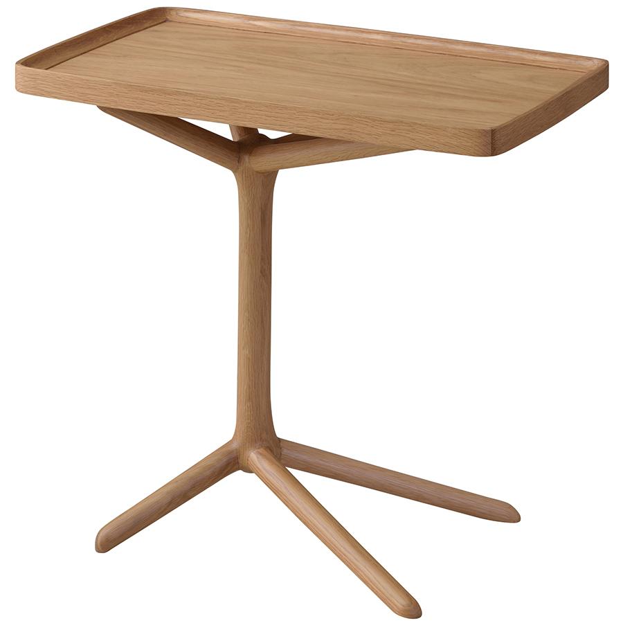 サイドテーブル GT-880 2WAYテーブル 机 つくえ センターテーブル ベッドサイド ウッドテーブル 木製 トレー形天板 レトロ調 インテリア｜price-one1｜03
