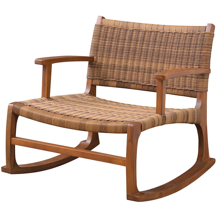 ロッキングチェア NRS-539 木製 北欧 おしゃれ リラックス 天然木