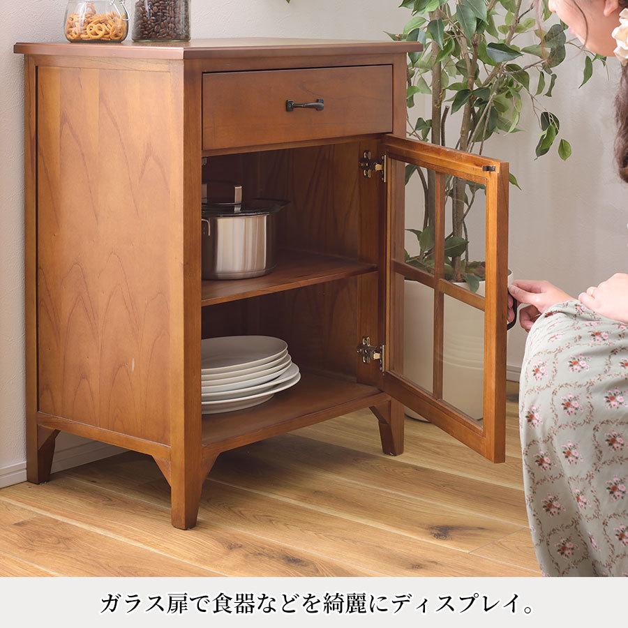 キャビネット PM-315 ミニキャビネット 収納棚 北欧 カントリー おしゃれ コンパクト 天然木 アンティーク キッチン収納 食器棚 収納家具_3