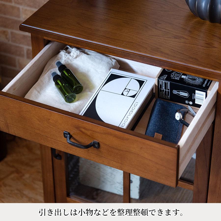 キャビネット PM-315 ミニキャビネット 収納棚 北欧 カントリー おしゃれ コンパクト 天然木 アンティーク キッチン収納 食器棚 収納家具_4