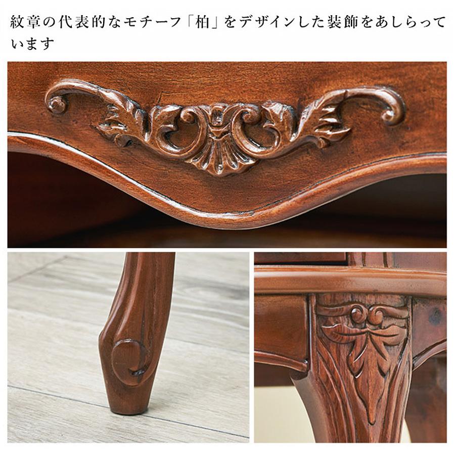 ドレッサー RD-1461 化粧台 化粧机 メイク台 コスメ台 猫脚家具 ドレッサーデスク エレガント クラシカル 上品 引き出し5杯 アンティーク風_5