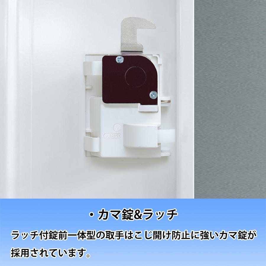 8人用ワイド更衣用ロッカー SLB-8W-R 8人用ワイドロッカー ブルー ピンク ホワイト コインリターン錠タイプ 2列4段8人用ロッカー ラッチ付の画像