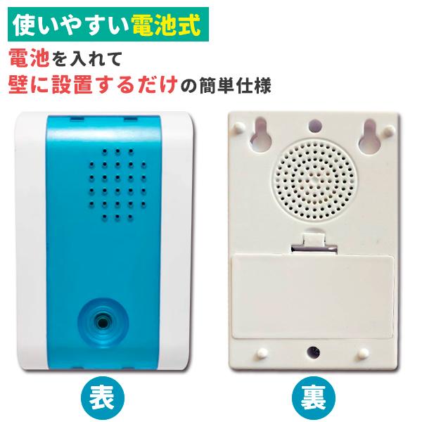 ドアホン 呼び鈴 ワイヤレス チャイム スピーカー コードレス 受信機
