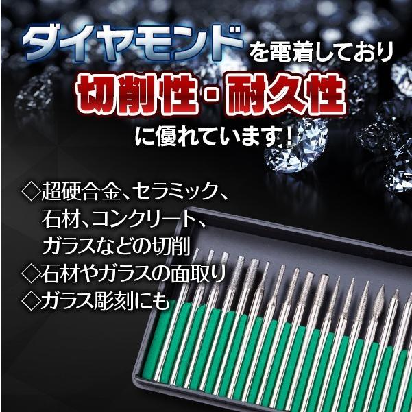 ペンタイプツールPTーαⅡ 先端工具15本 ＆ カッターダイヤモンドビット