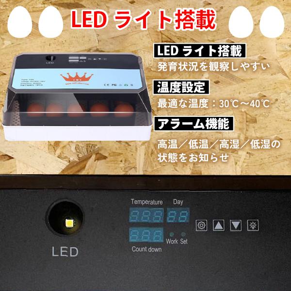 インキュベーター 自動孵卵器 ふか 鶏卵 12個 最大35個収容 恒温 インキュベーター 自動孵卵器 ふか 鶏卵 12個 最大35個収容 恒温
