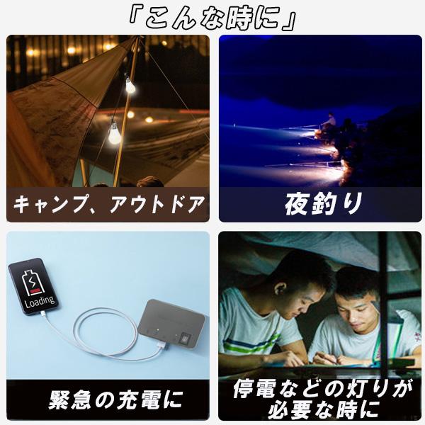 太陽光 パネル ソーラー 発電 畜電セット 災害対策 LED電球 2 個 USB